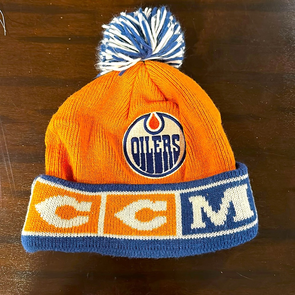 CCM Oilers knit hat